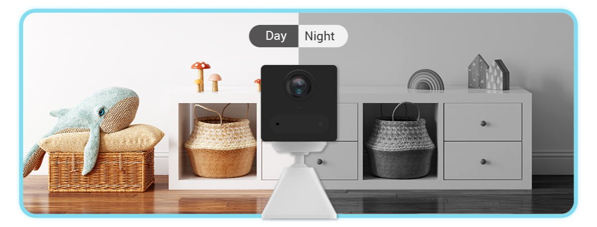 EZVIZ CB2 Indoor Battery WiFi Camera 1080P – Wire-Free, Human Detection, 2-Way Talk-Black 13 EZVIZ CB2 Battery Camera clear night vision