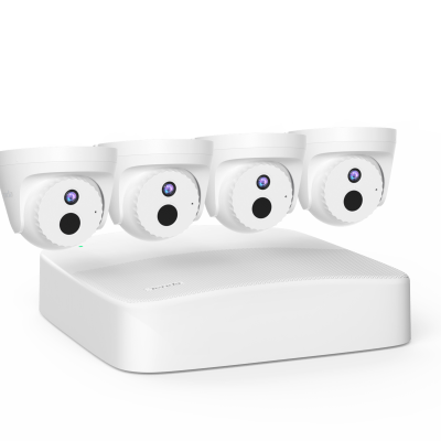 Tenda 4 Ch POE NVR IP Dome Camera Kit