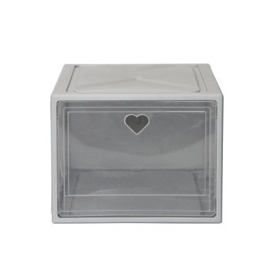 Shoe Organizer Box Grey | Neat & Durable Storage, Shoe Organizer Box Grey | Stylish & Space-Saving