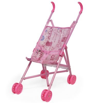 Jeronimo Dolly Stroller - Pink Teddies | Fun & Portable