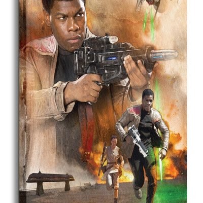 Star Wars: Episode VII - Finn Art | 80x60cm Canvas Print