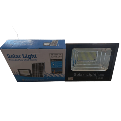 HOSelect 100W Solar Floodlight with Remote