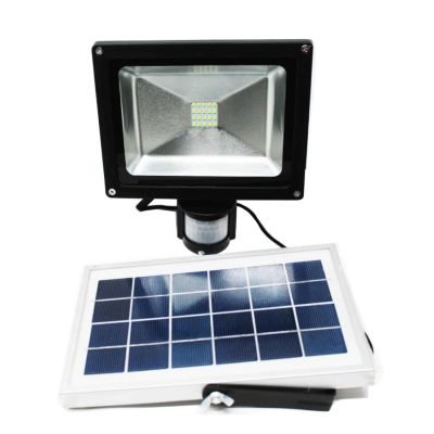 Easton 20W Solar LED Floodlight, Easton 10W Solar LED Floodlight with Motion Sensor