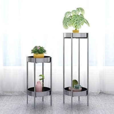 New Adelaide Plant Stand – Medium | Elegant | Grey Finish