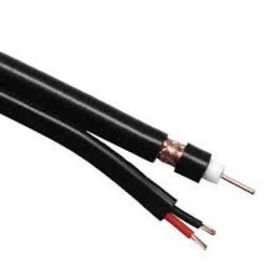 High-Grade RG59 Coaxial 75Ohm Cable | 300m Black