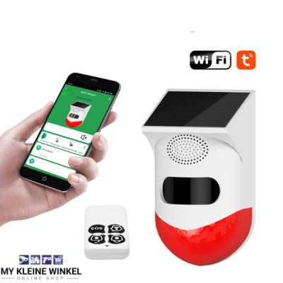 Wifi Solar Alarm with Remote